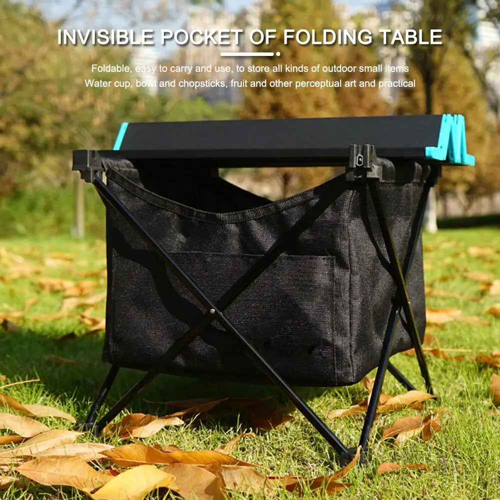 Nylon Hanging Table Storage Pouch For Camping And Picnics