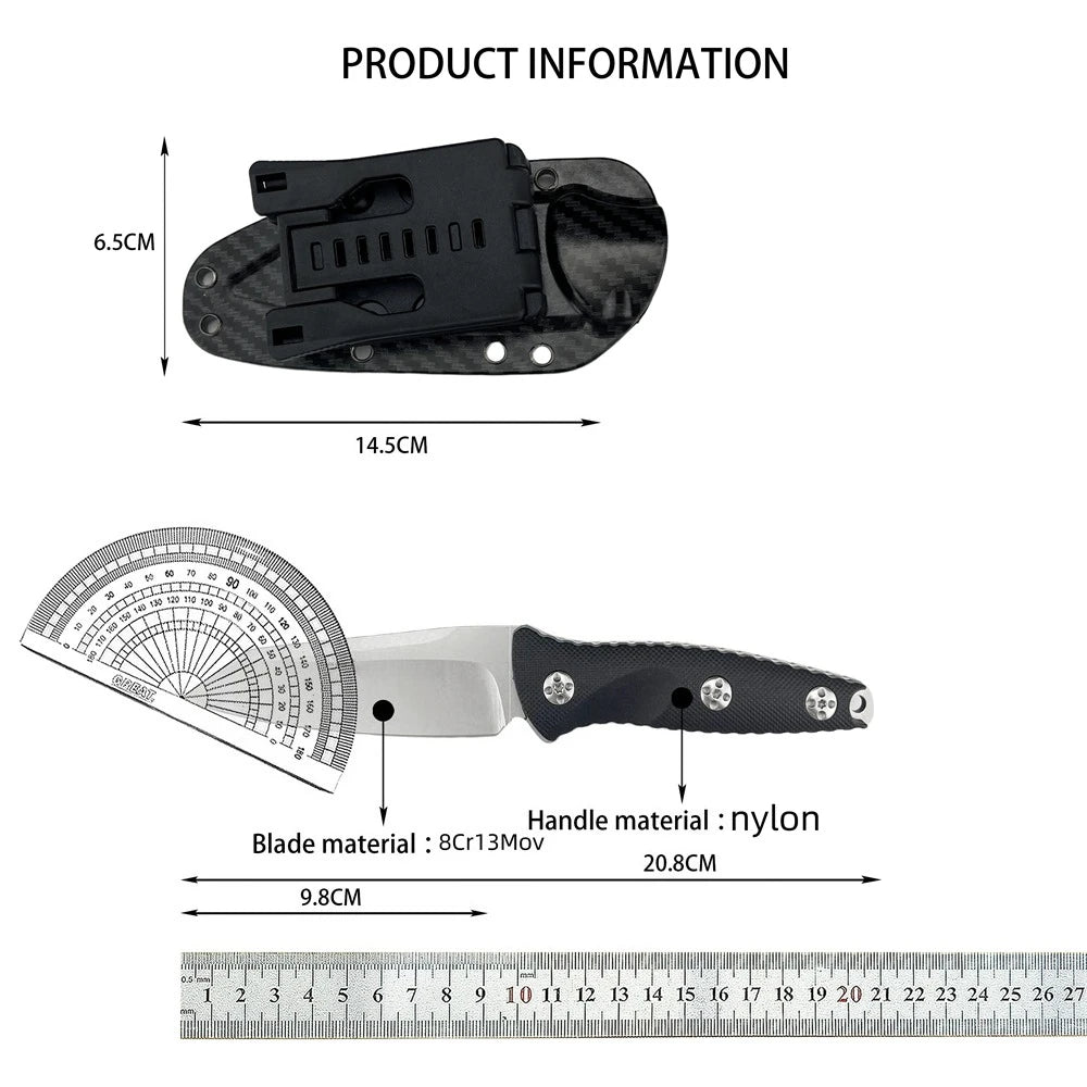 93M Fixed Blade Knife for Jungle Camping and Hiking