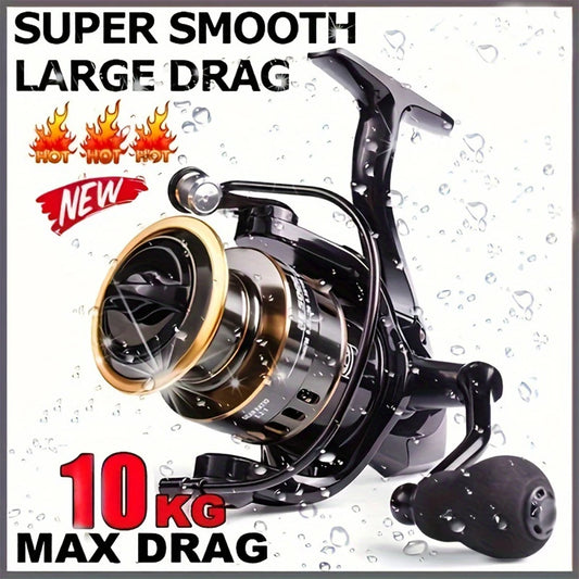 Spinning Reel Five Point Two To One Gear Metal Spool
