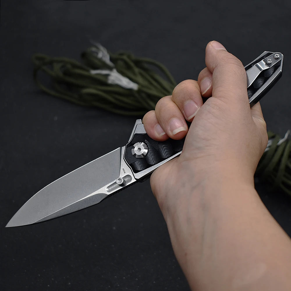 BlackDragon Folding Knife M390 Steel G10 Handle