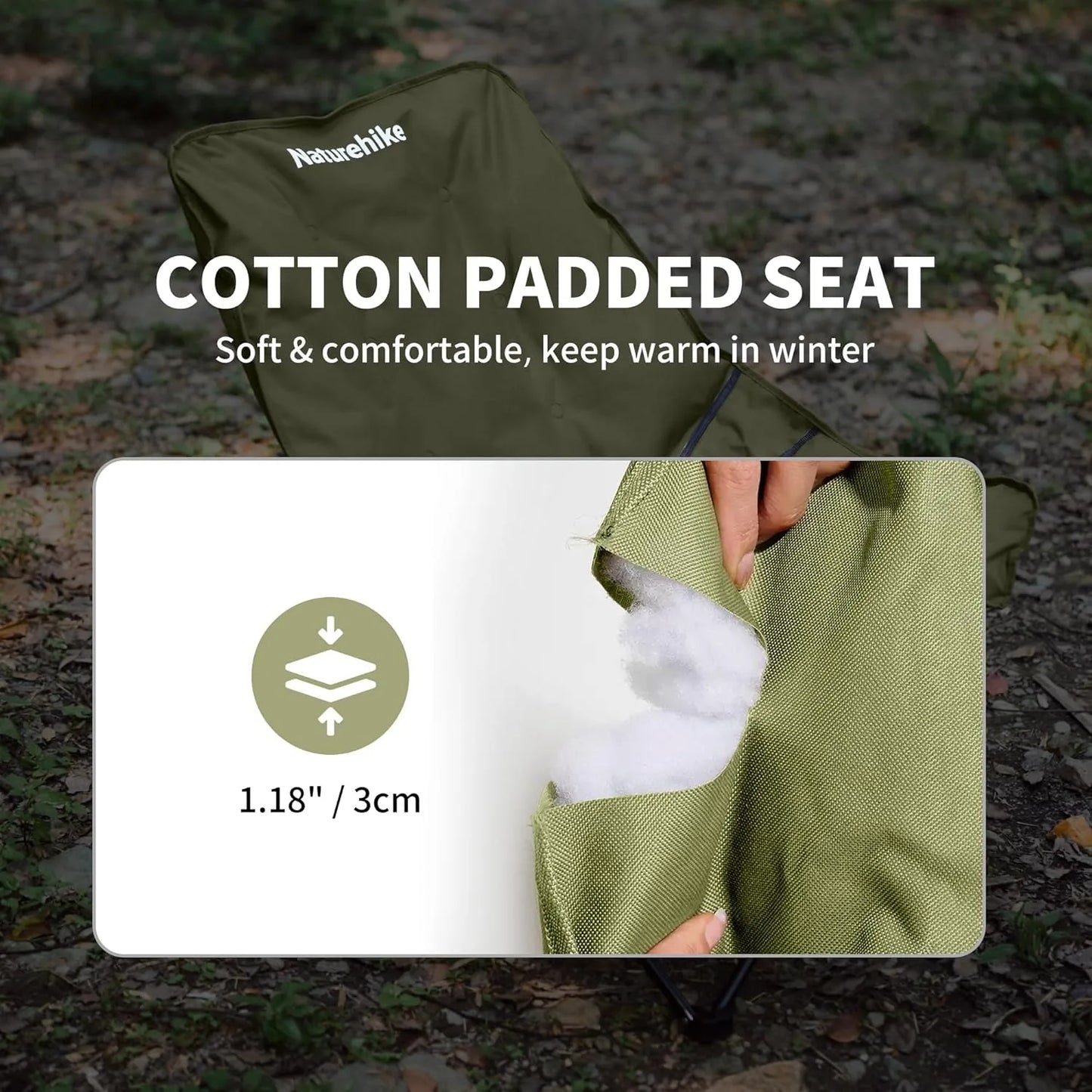 Naturehike High Back Moon Chair Folding Lounge