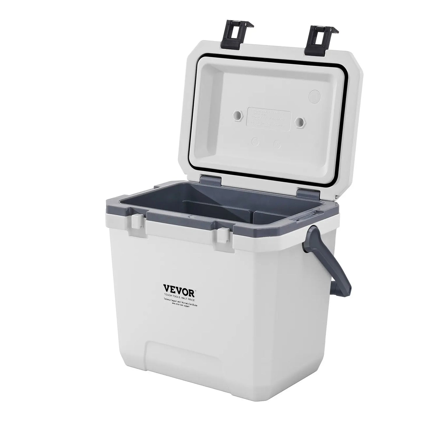 Portable Insulated Hard Cooler 54 Can Capacity Cupholder