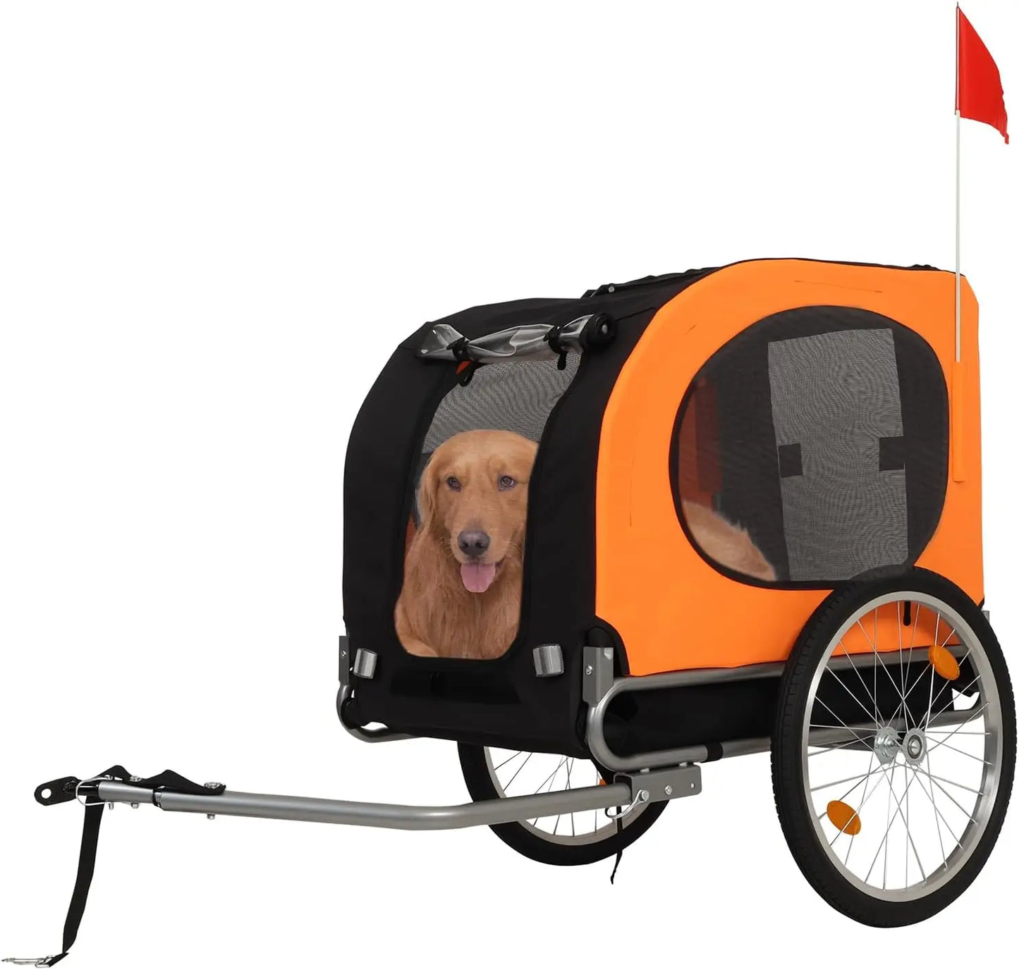 TWISTER.CK Foldable Dog Bike Trailer Carrier