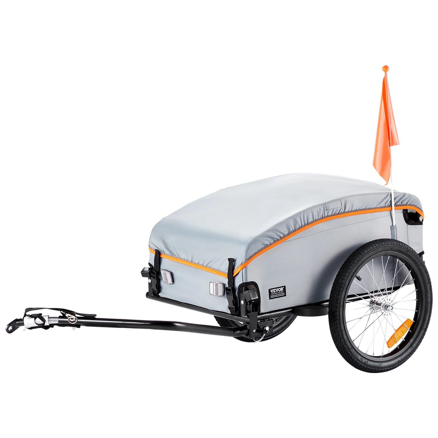 SucceBuy 100Lbs Foldable Bike Cargo Trailer
