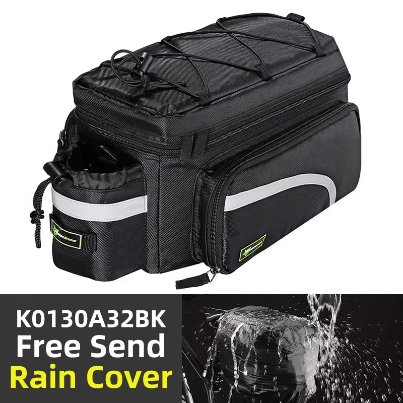 Rockbros Bicycle Seat Bag Rear Pannier for MTB Travel