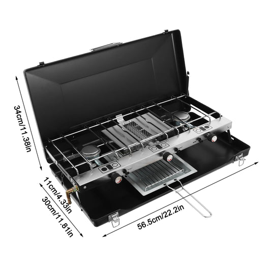 Gas Camping Stove Portable Outdoor Cooking Stove For Picnics