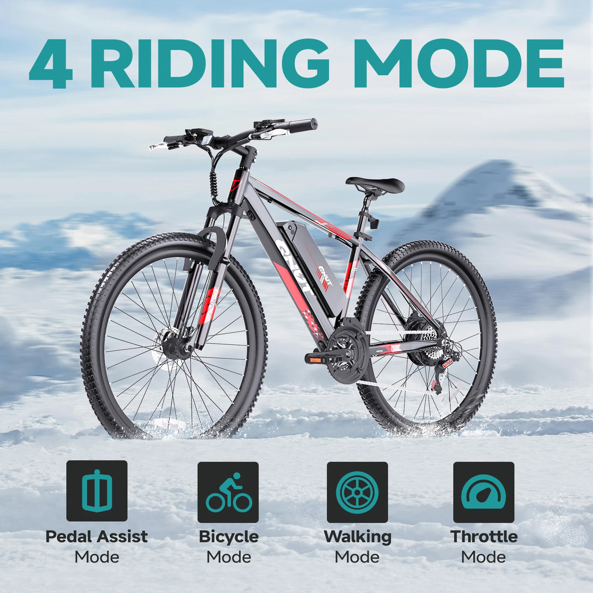 QNUT Victor 3.0 Mountain Electric Bike 1000W