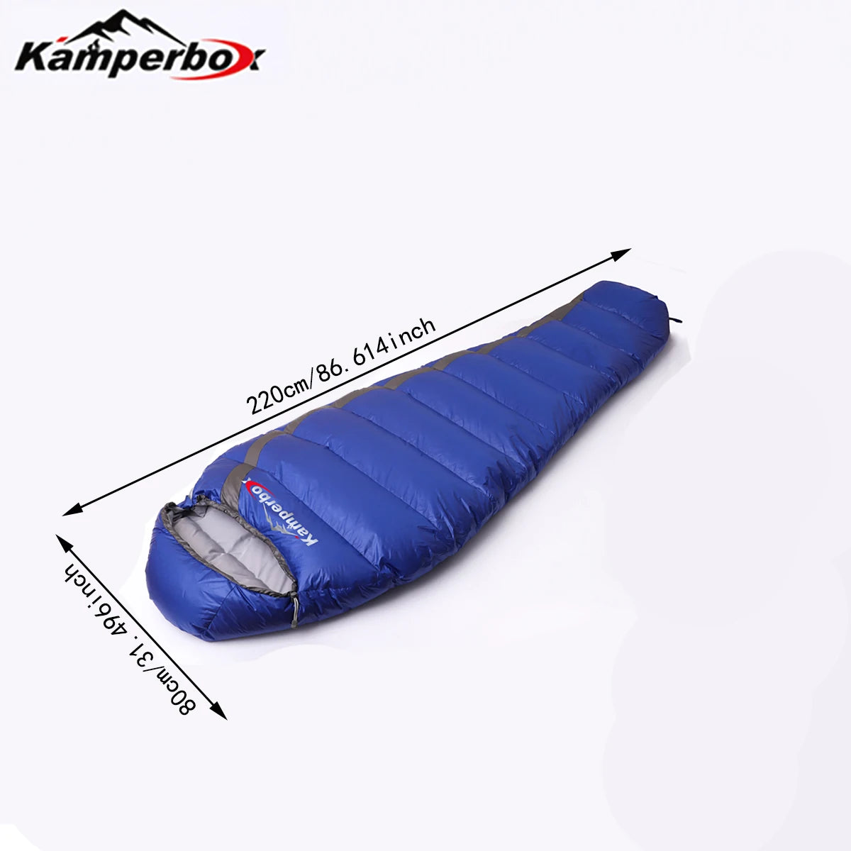 Kamperbox Winter Down Sleeping Bag For Cold Weather Camping