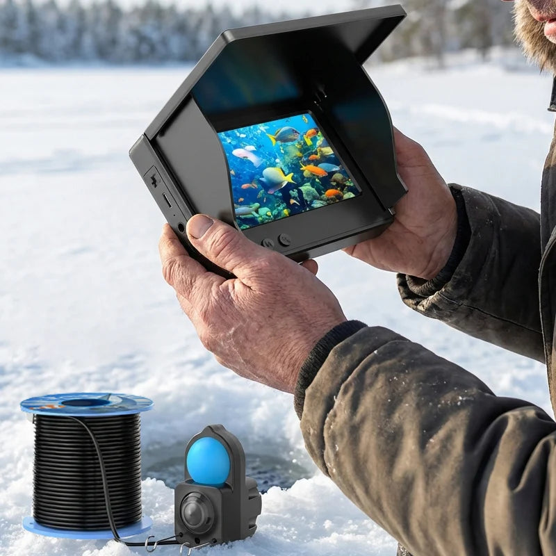 IP68 Waterproof Underwater Fishing Camera With Monitor