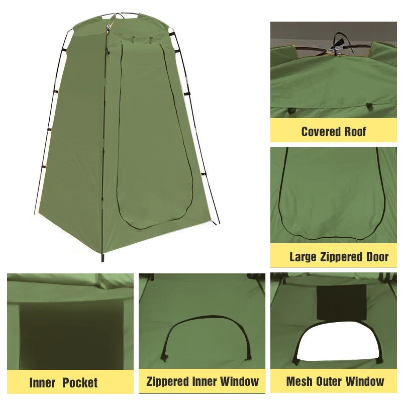 West Tune Portable Privacy Shower Tent For Camping