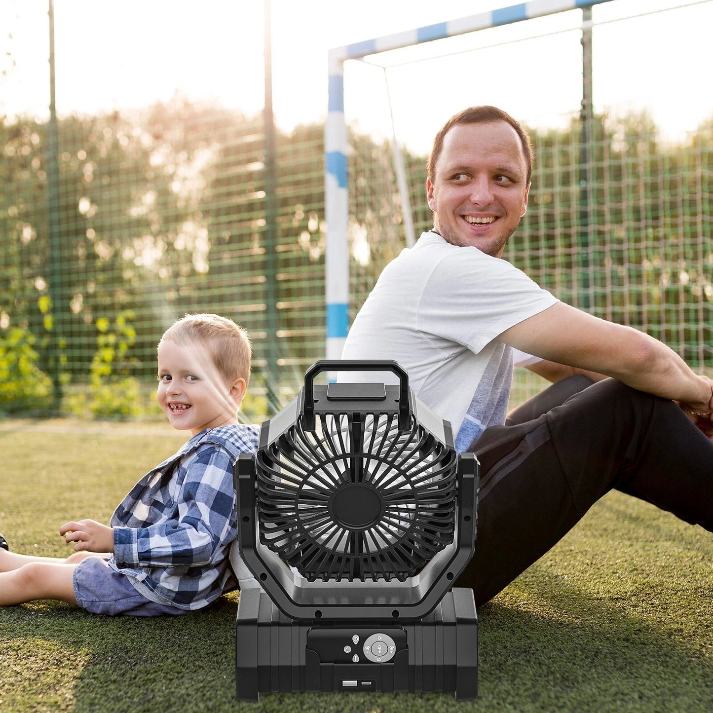 Camping Fan 20000mAh Battery Powered Portable LED Tent Fan