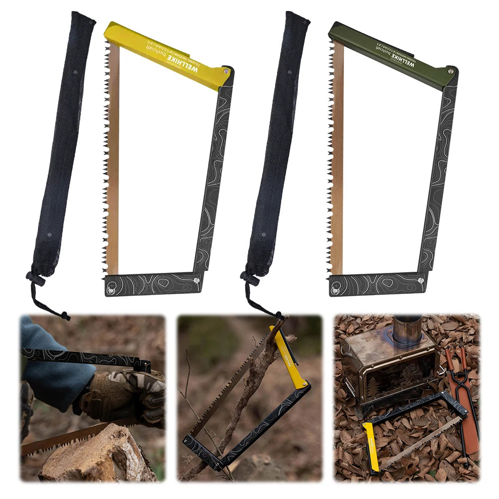 Folding Hand Saw For Camping Storage Bag Aluminum Alloy