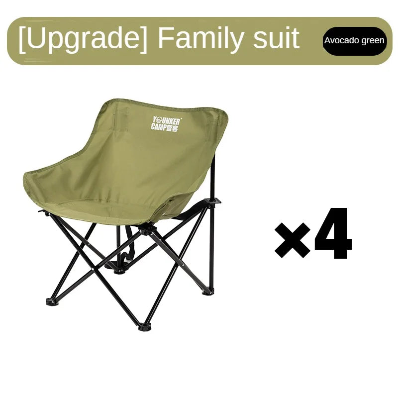 Outdoor Folding Moon Chair For Camping