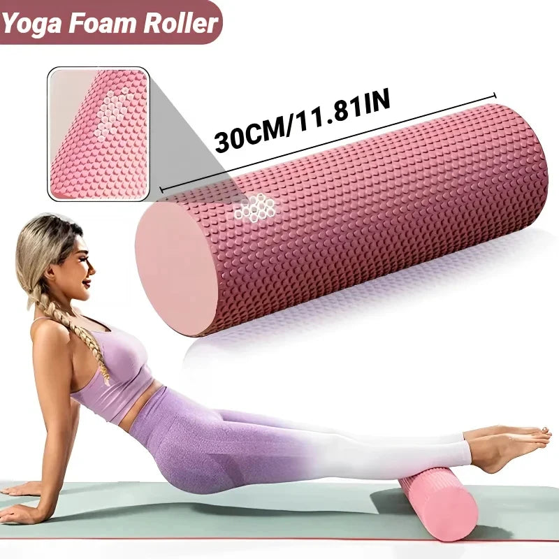 Hexagonal EVA Foam Yoga Roller For Pilates Workouts