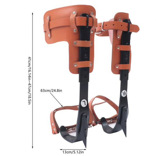 Tree Climbing Spike Set With Pole Spurs And Strap