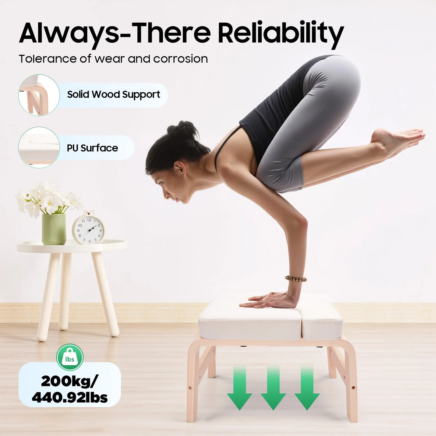 Bymaocar Yoga Headstand Inversion Bench for Gymnasts