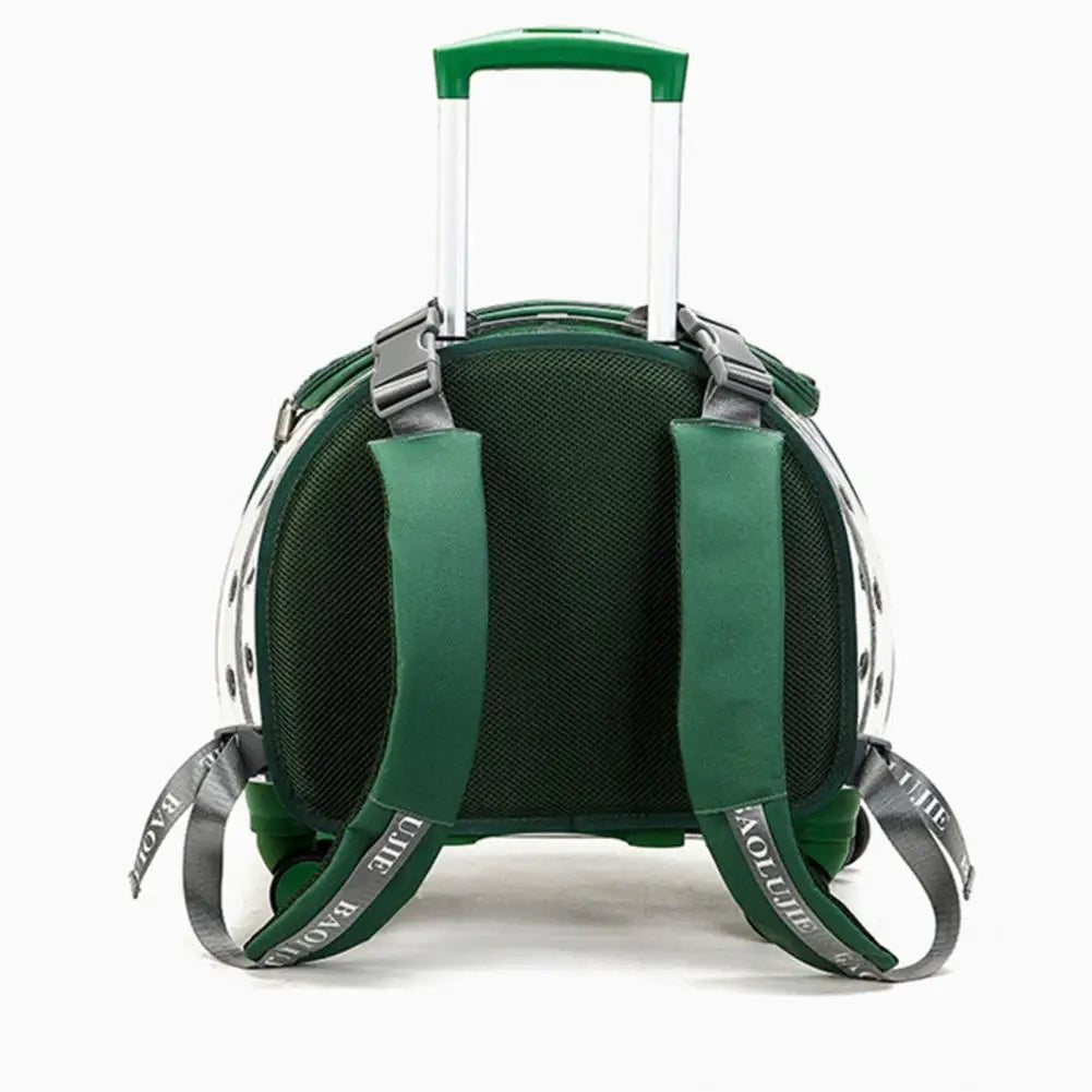 Pet Trolley Case With Ventilation Holes And Silent Wheels