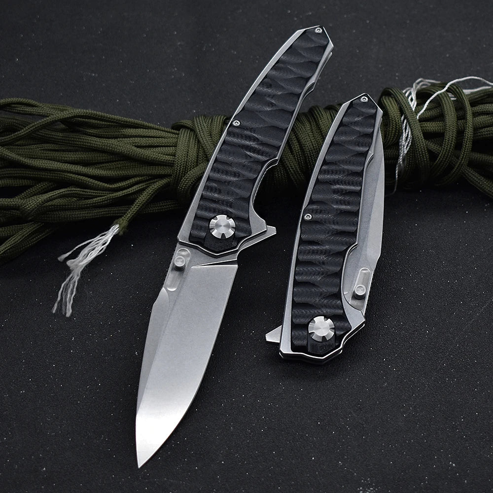 BlackDragon Folding Knife M390 Steel G10 Handle