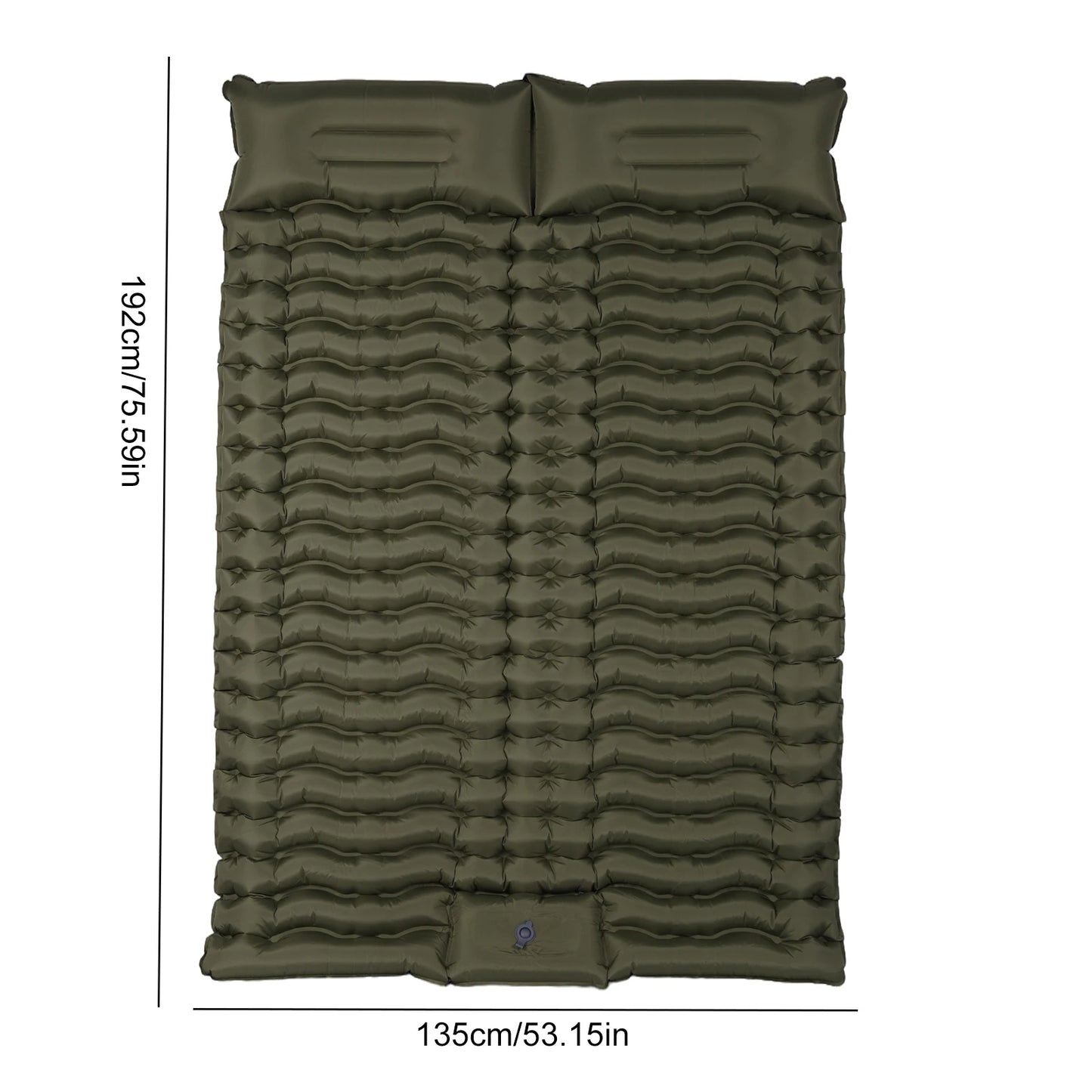 Camping Mat With Pillow Folding Air Sleeping Pad And Pump