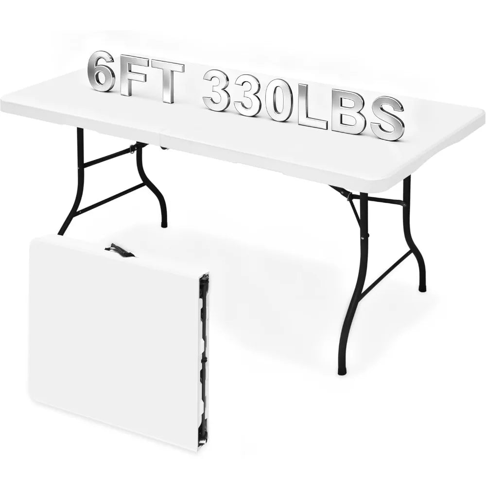 XIUWO Heavy Duty Foldable Utility Table For Indoor Outdoor