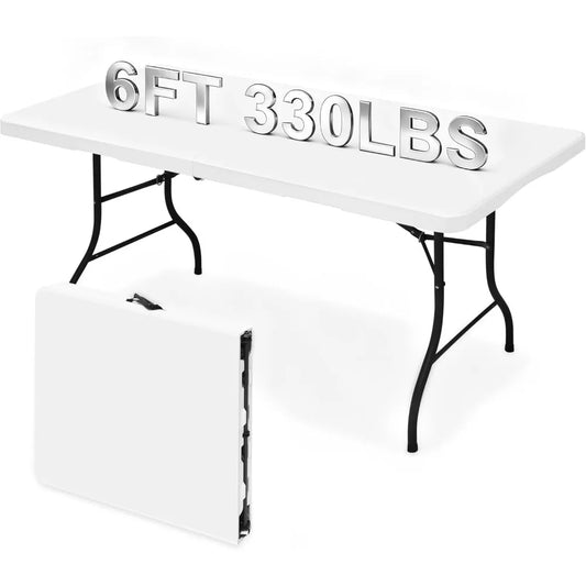 XIUWO Heavy Duty Foldable Utility Table For Indoor Outdoor
