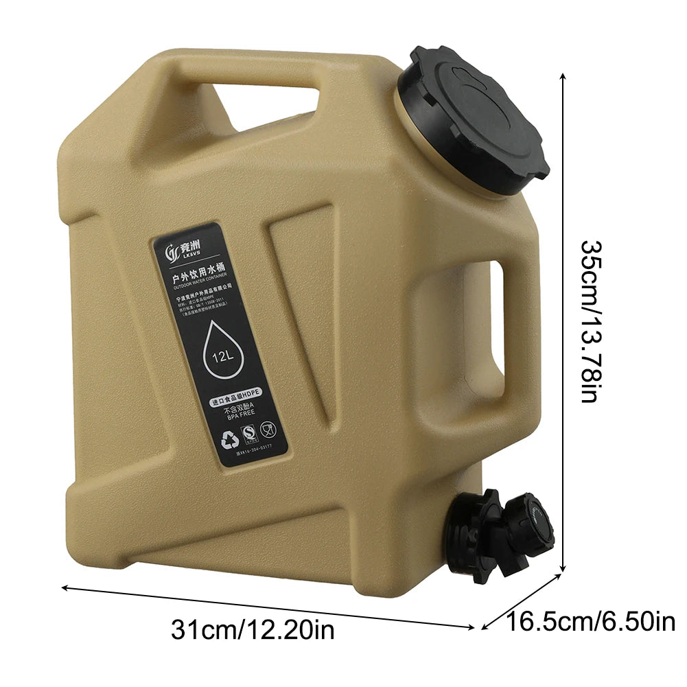 APWIKOGER 12L Camping Water Container Water Storage Carrier