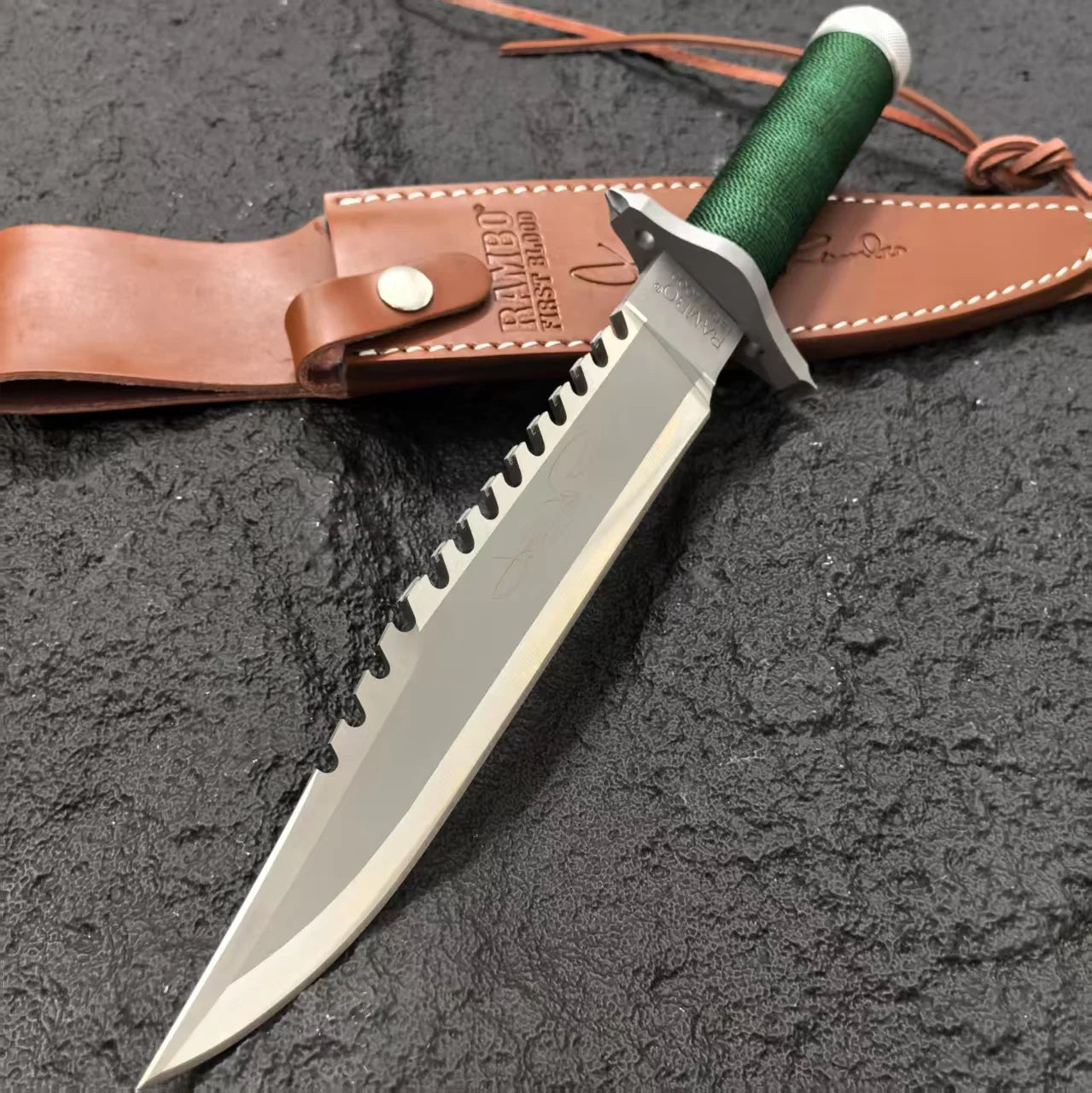 Gdekls Stainless Steel Fixed Blade Outdoor Knife With Sheath