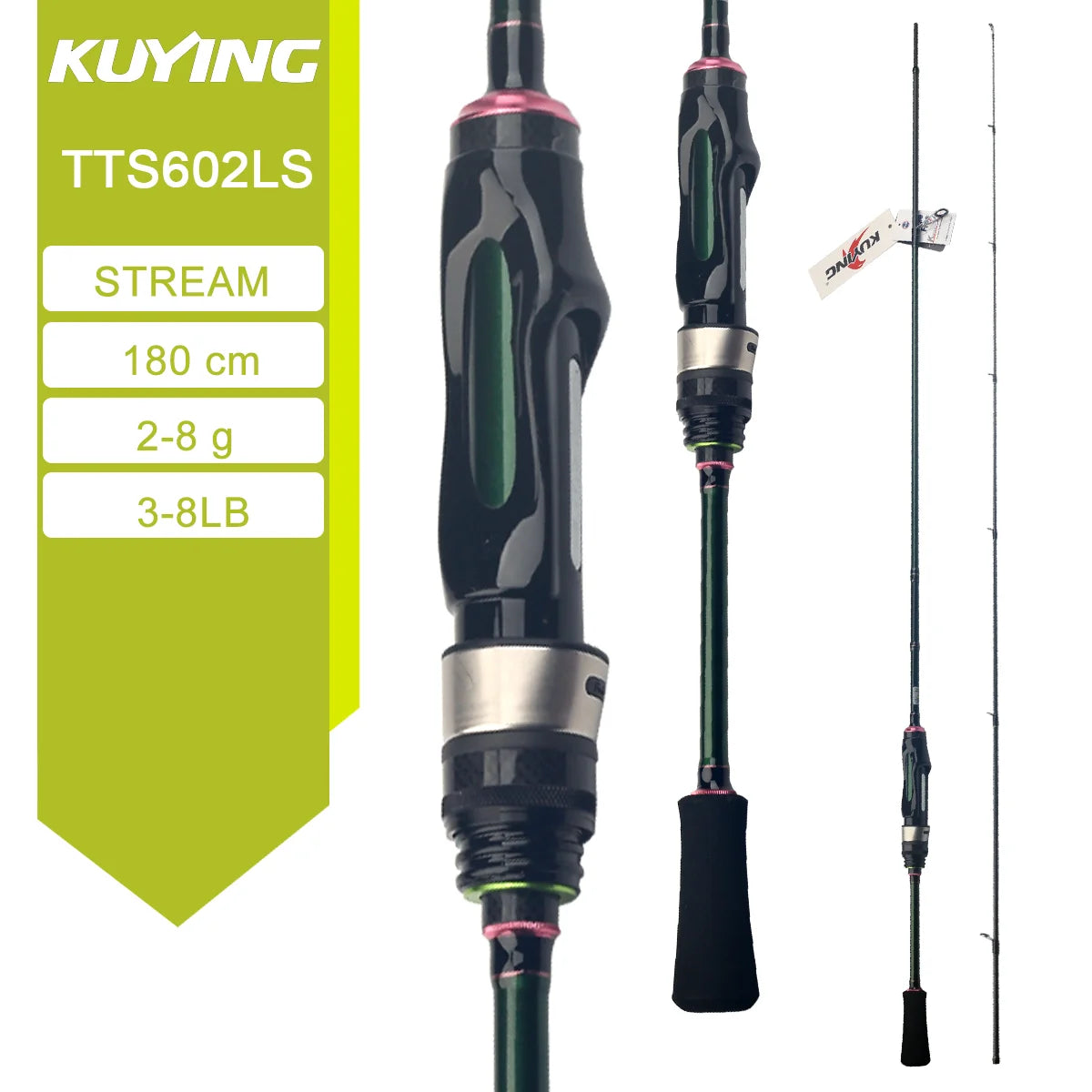 Kuying Teton Stream Spinning Rod Carbon Fuji Fast Action