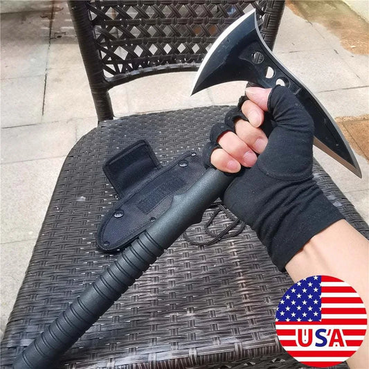 Survival Tomahawk Fixed Blade Hatchet Axe Knife