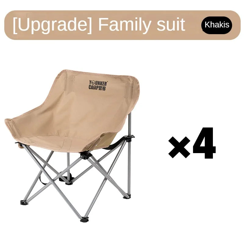 Outdoor Folding Moon Chair For Camping