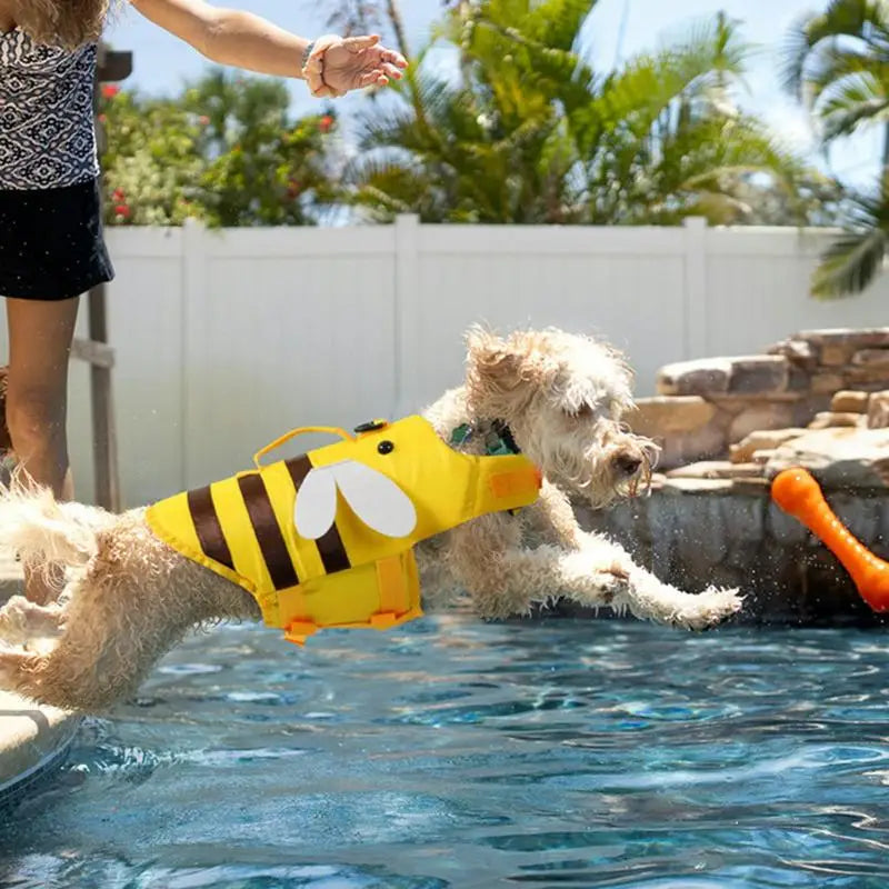 Dog Life Vest Ripstop Waterproof With Handle for Boating