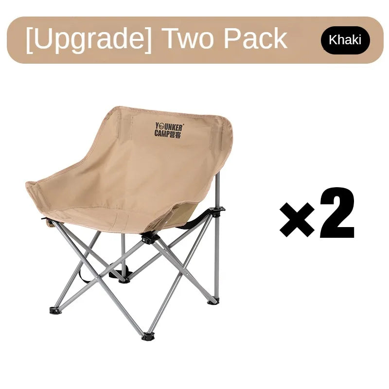 Outdoor Folding Moon Chair For Camping