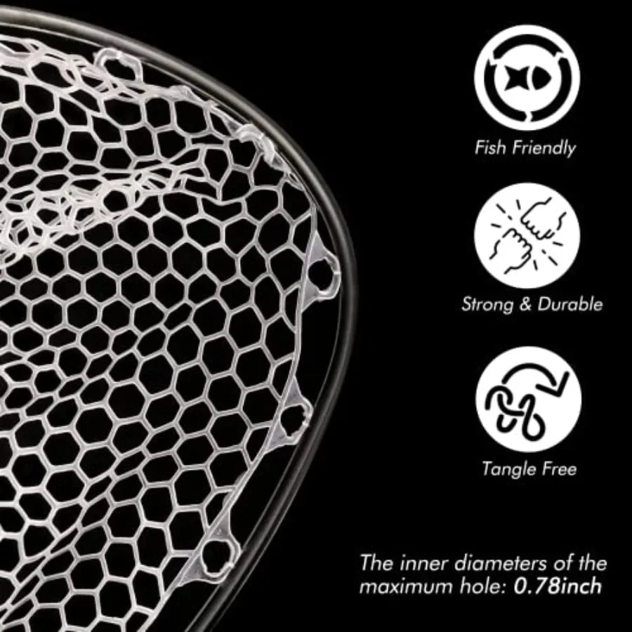 Fly Fishing Landing Net With Carbon Fiber Frame