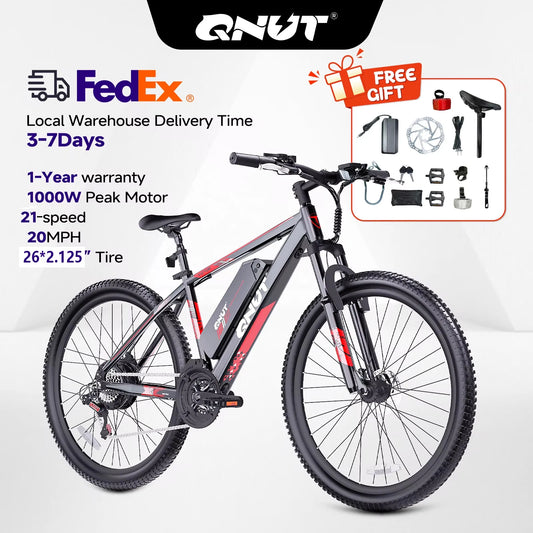 QNUT Victor 3.0 Mountain Electric Bike 1000W