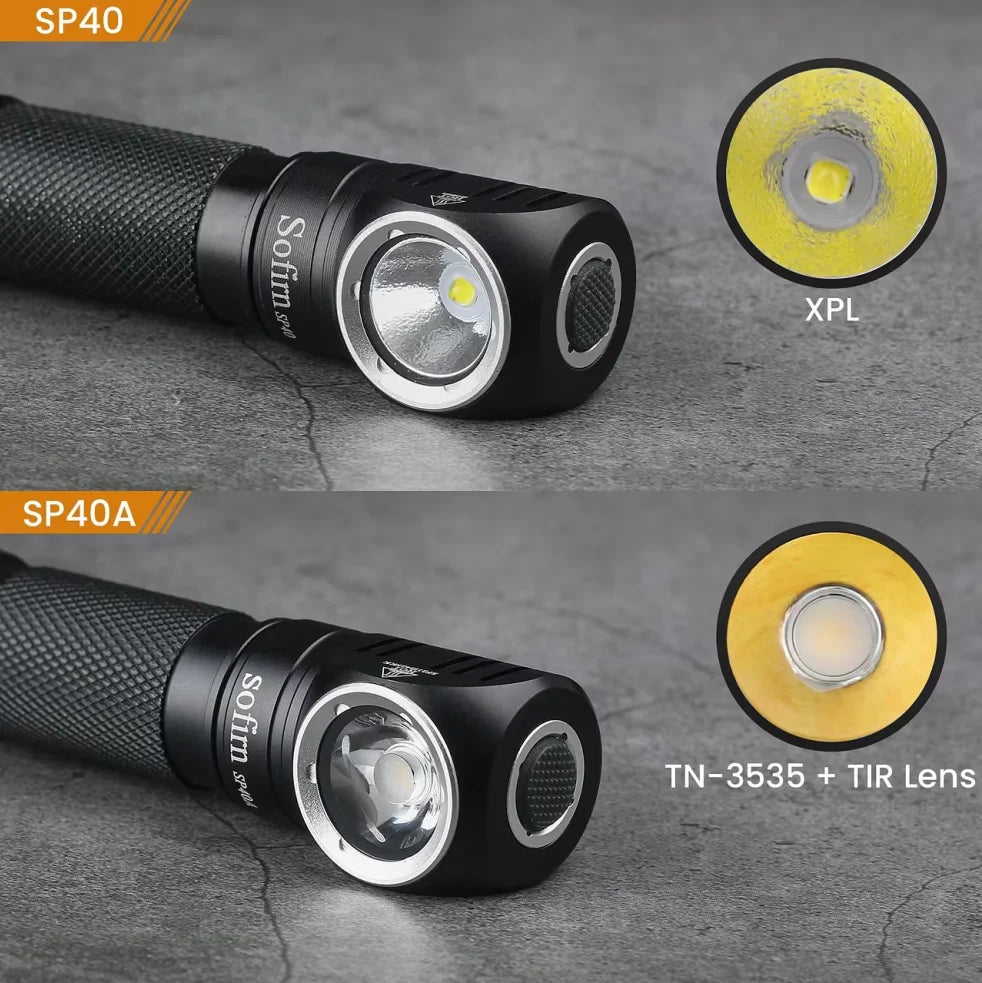 Sofirn SP40 LED Headlamp 1200 Lumen USB Type C Rechargeable