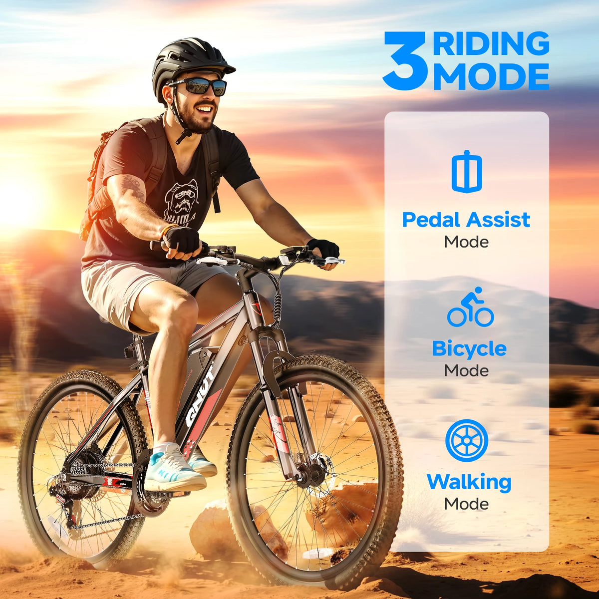 QNUT Victor 3.0 Mountain Electric Bike 1000W