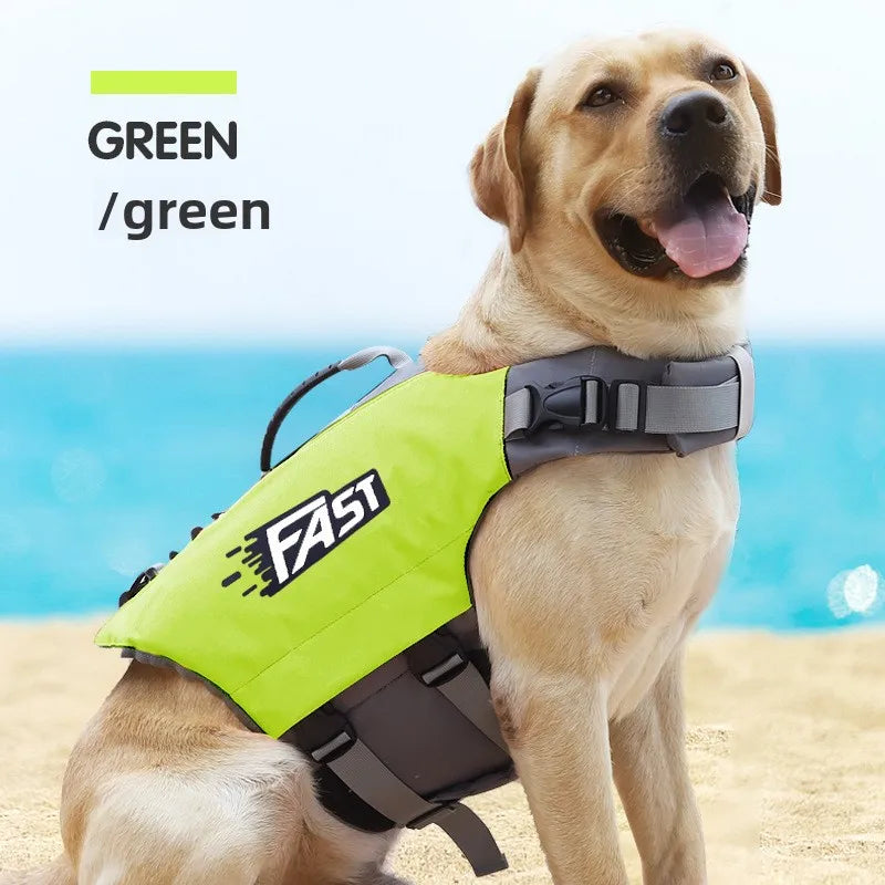 Dog Life Jacket Safety Vest Adjustable Reflective For Pets