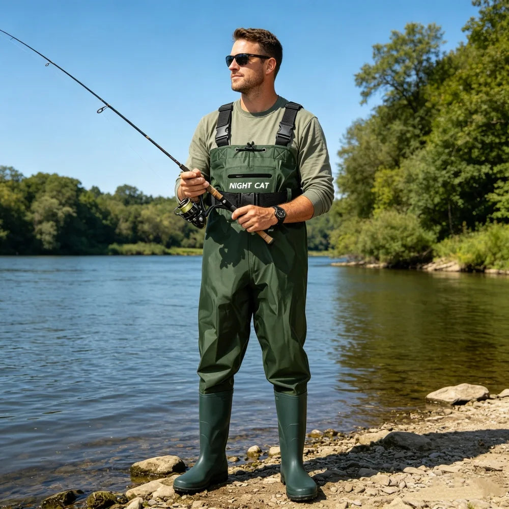 Night Cat Unisex Chest Wader for Fishing and Hunting