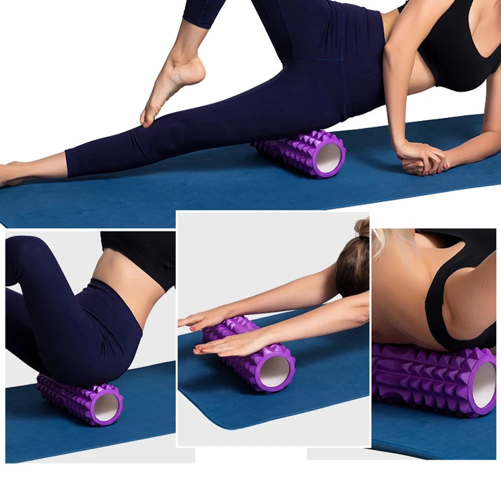 Foam Roller Grid Trigger Point Therapy For Yoga And Massage