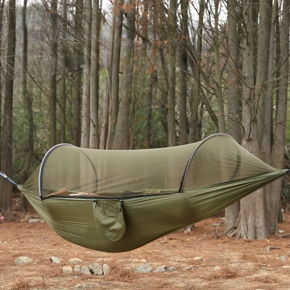 Outdoor Camping Hammock With Mosquito Net For Two