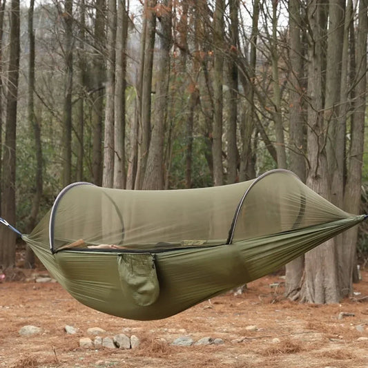 Outdoor Camping Hammock With Mosquito Net For Two