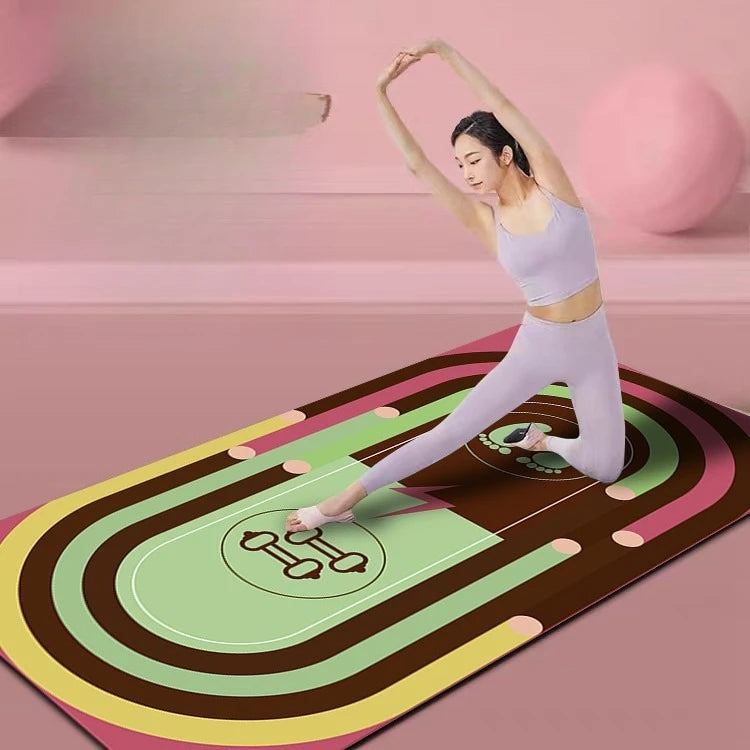 Yoga Mat Rug Double Sided Shock Absorbing Eco Friendly