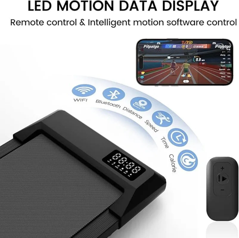 Superun 2 In 1 Home Office Treadmill With App