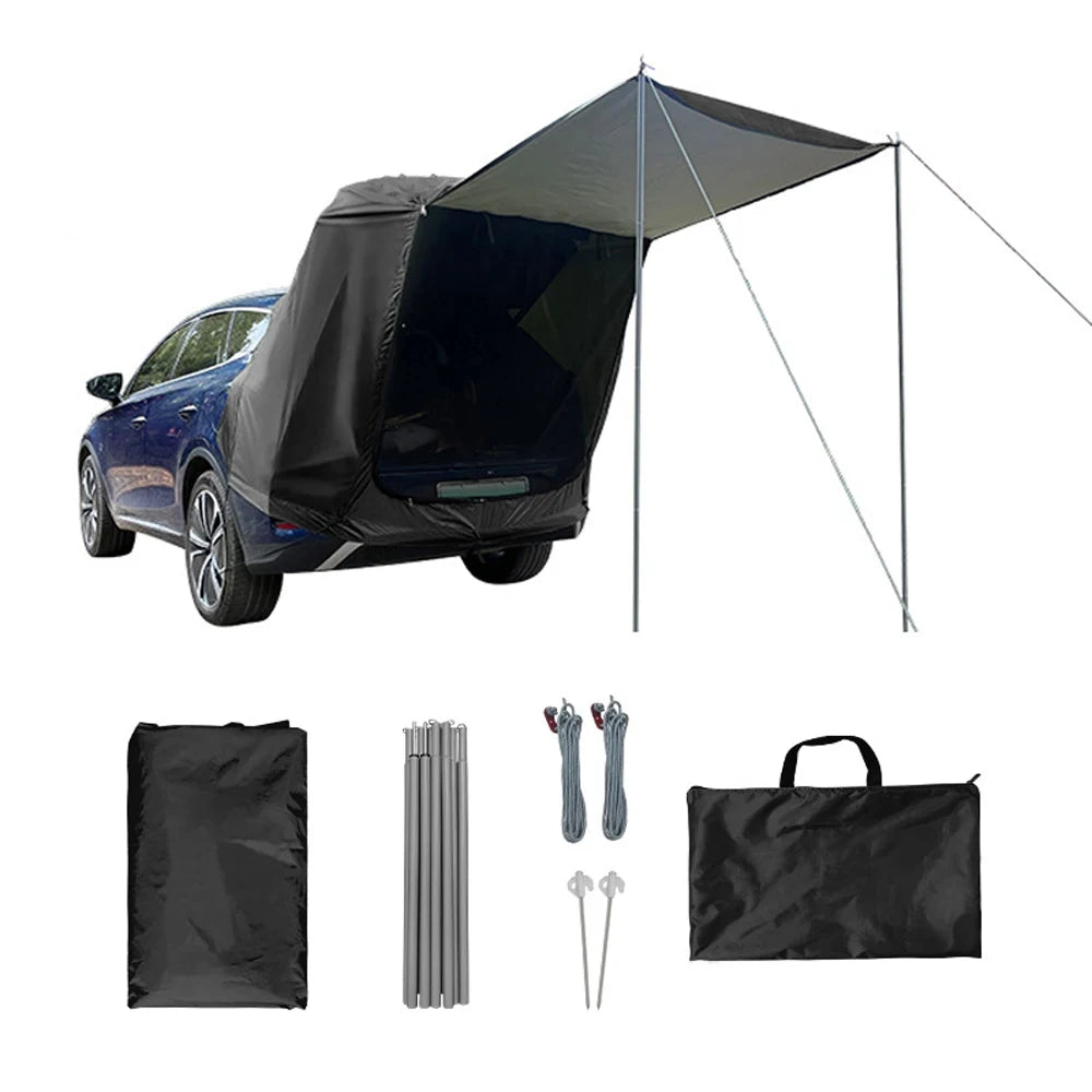 Car Rear Extension Tent for Outdoor Camping Sunshade