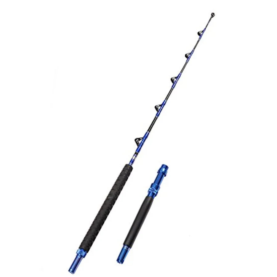 Heavy Saltwater Offshore Trolling Rod With Rollers