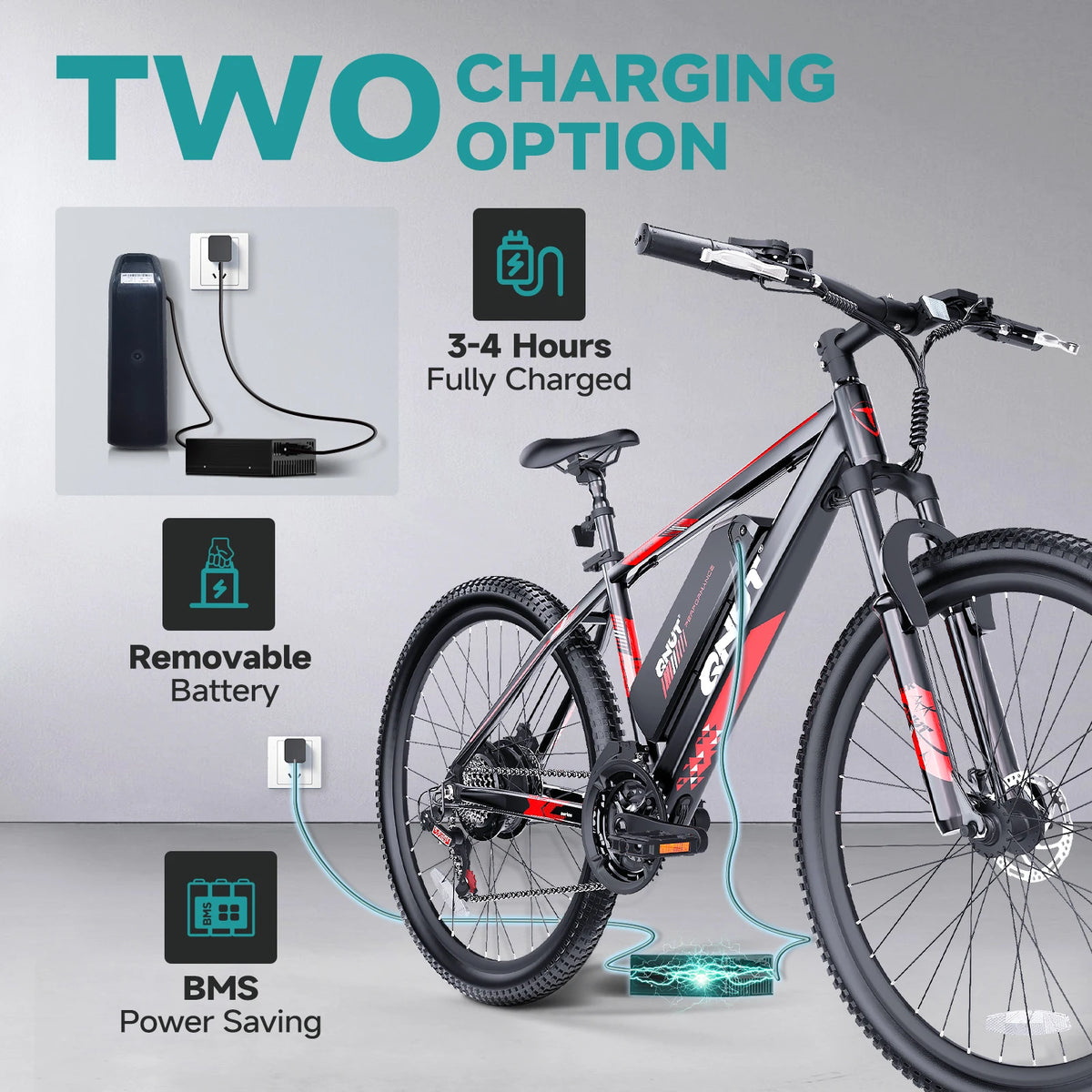 QNUT Victor 3.0 Mountain Electric Bike 1000W