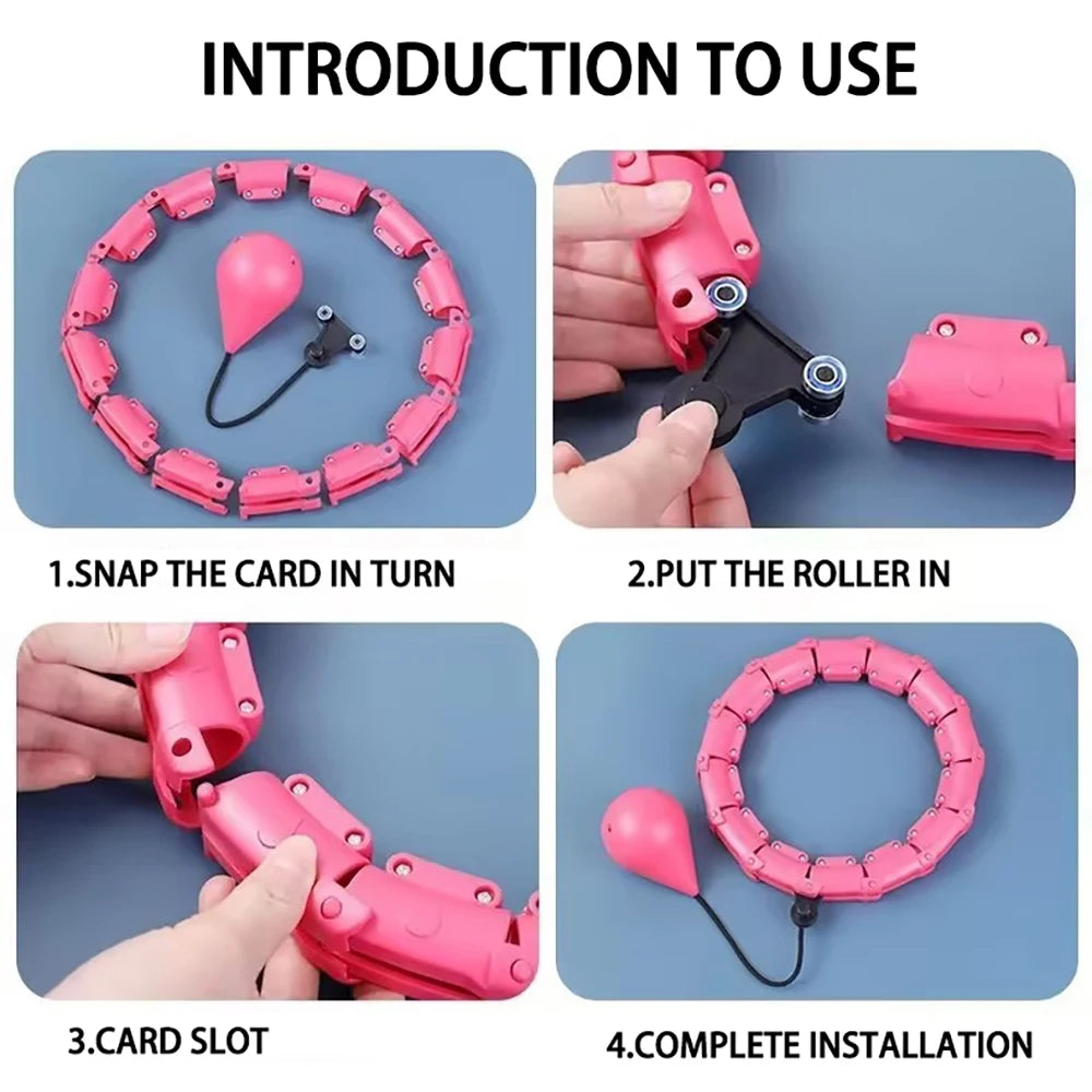 Weighted Fitness Circle Hoops For Waist And Abdomen