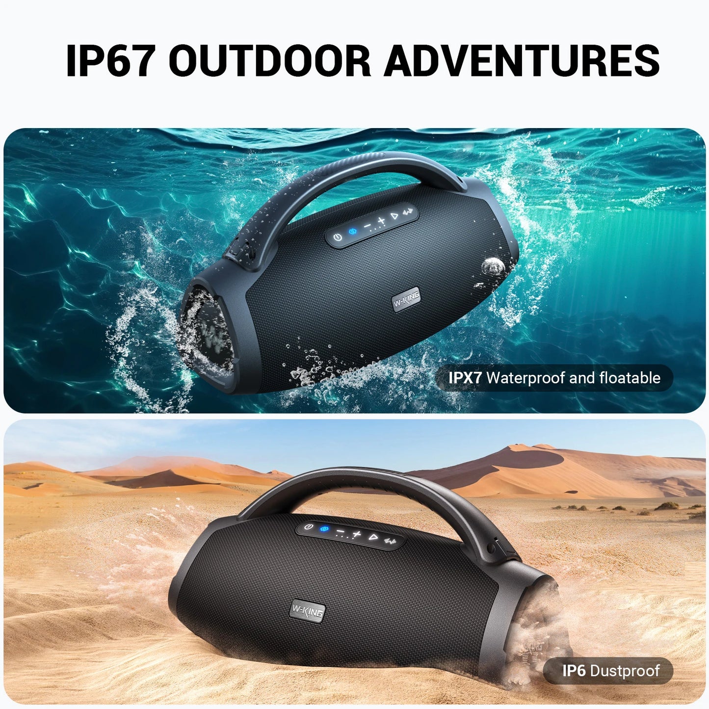 W-King D20 Portable 200W Bluetooth Party Speaker