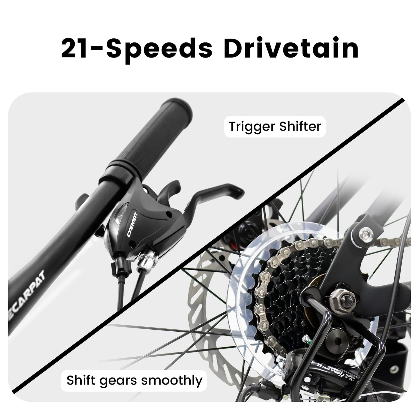 Ecarpat Dual Full Suspension Mountain Bike