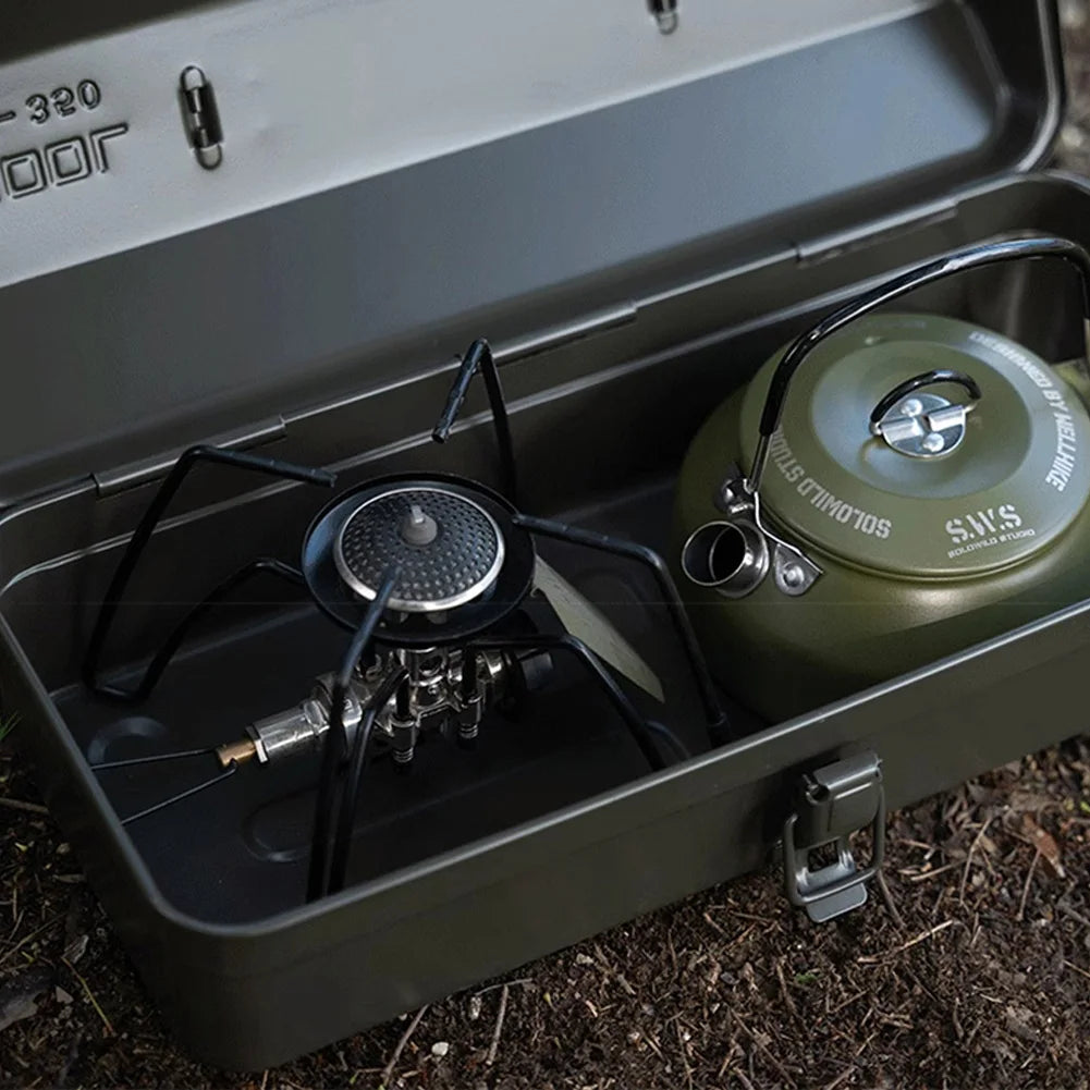 Ultralight Stainless Steel Hiking Kettle for Outdoor Camping